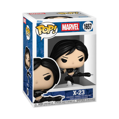 Boneco Funko Pop! Marvel X-23 número 1657 em caixa colorida