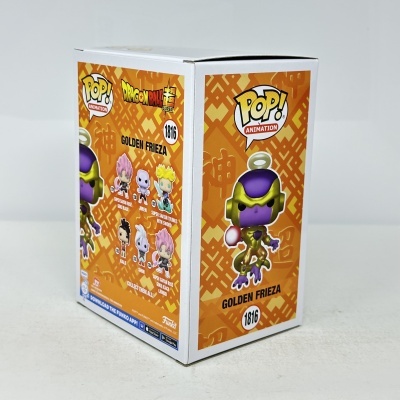 Embalagem de colecionável Pop! Animation Golden Frieza