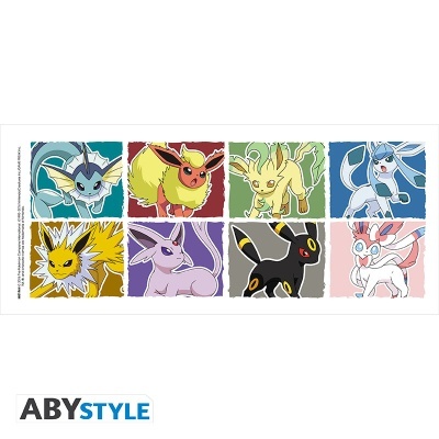 Ilustrações de personagens de anime em molduras coloridas com logo ABYSTYLE