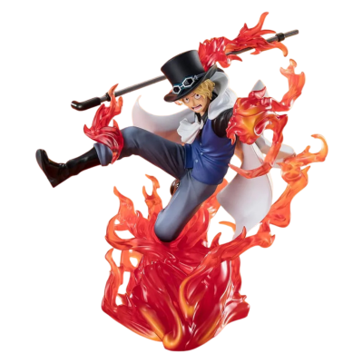 Figura de ação personagem masculino com fogo