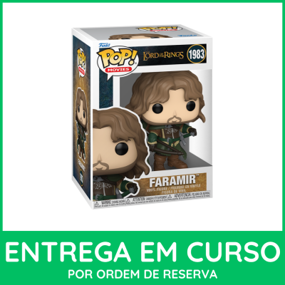 Figura Funko Pop Faramir de The Lord of the Rings na caixa