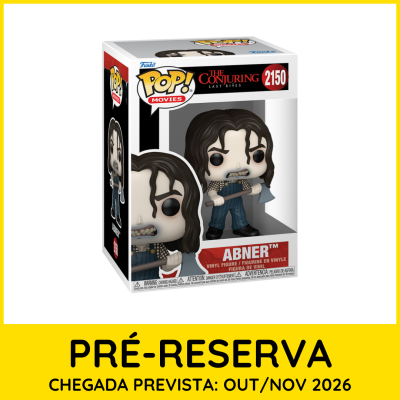 Funko Pop! Abner do filme The Conjuring em caixa com janela transparente