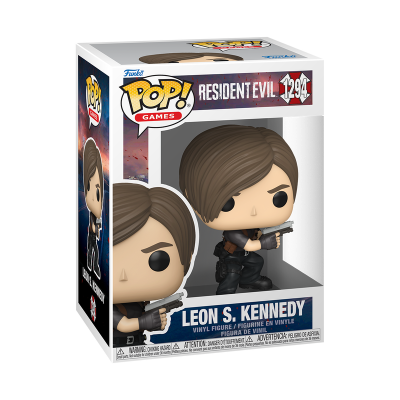 Figura Funko Pop! Leon S. Kennedy em caixa