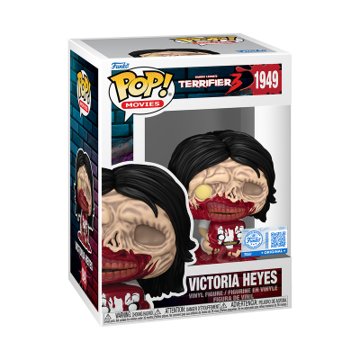 Figura Funko Pop! Movies Victoria Heyes Terrifier 3 número 1949 em caixa com janela