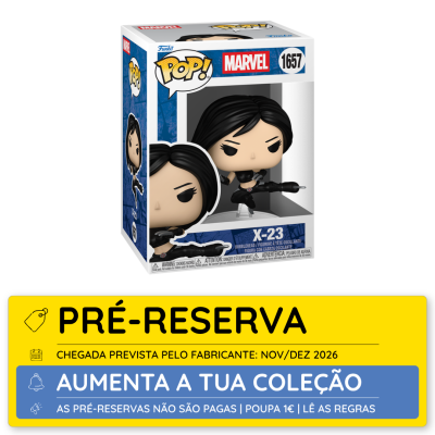 Funko Pop! Marvel X-23 figura colecionável na embalagem