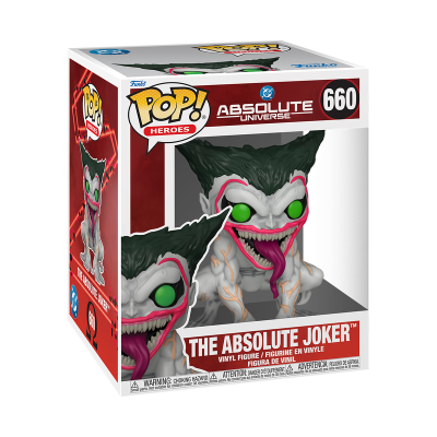 Figura de vinil The Absolute Joker da Funko Pop em embalagem