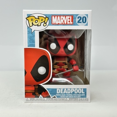 Figura Funko Pop! Marvel Deadpool número 20 em caixa