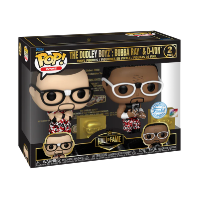 Pack duas figuras Funko Pop! WWE The Dudley Boyz Bubba Ray e D-Von
