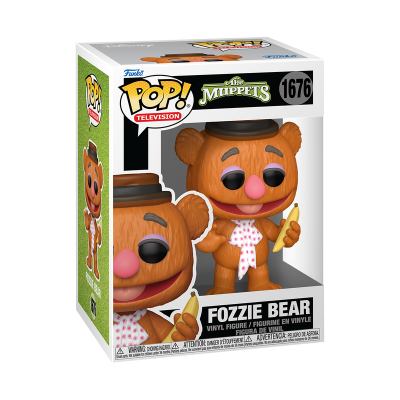 Funko Pop! Fozzie Bear de The Muppets em caixa