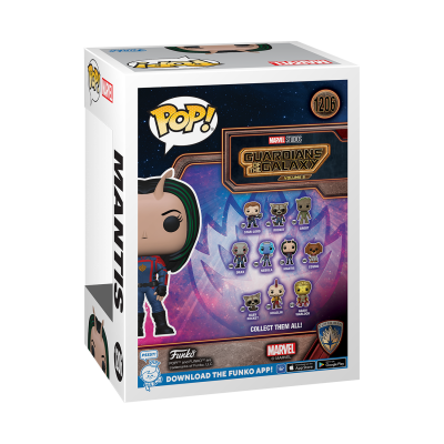 Caixa Funko Pop! Mantis Guardiões da Galáxia 1206