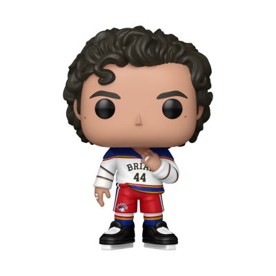 Figura Funko Pop de jogador de hóquei com cabelo encaracolado e roupa de hóquei com número 44