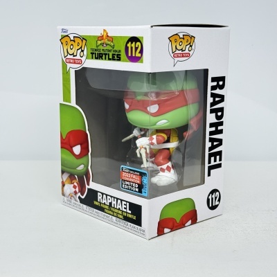Figura Pop! Raphael Teenage Mutant Ninja Turtles embalagem branca nº 112 edição limitada