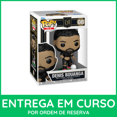 Boneco Funko Pop! Denis Bouanga em caixa