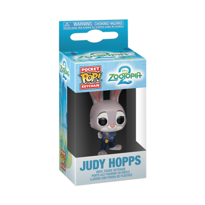 Chaveiro vinil Judy Hopps Zootopia 2 em caixa azul