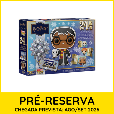 Calendário do advento Funko Pocket Pop Harry Potter com 24 peças em vinil