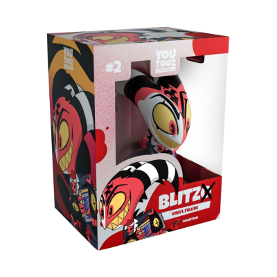 Figura de vinil BlitzX na embalagem da coleção YouTooz
