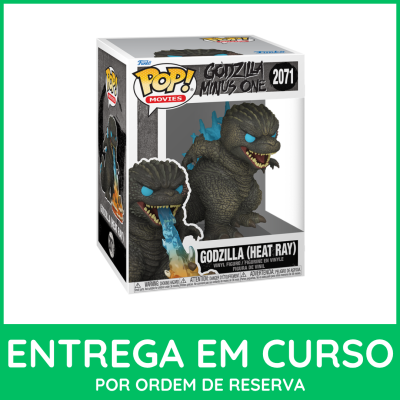 Boneco Funko Pop! Godzilla em caixa de vinil com tema Godzilla Minus One