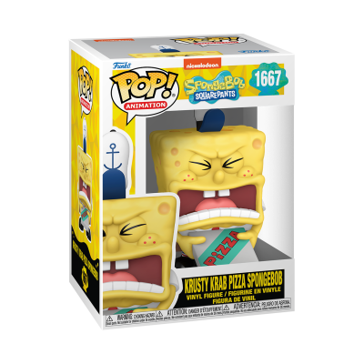 Caixa de figura de vinil POP Animation SpongeBob Krusty Krab Pizza