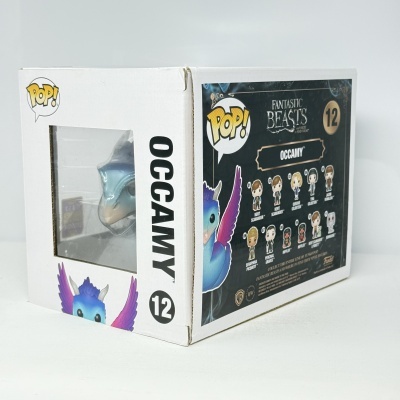 Embalagem Funko Pop! Occamy nº 12 de Fantastic Beasts com janela transparente