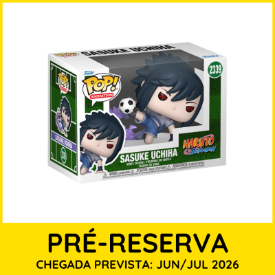 Figura Funko Pop Sasuke Uchiha Naruto Shippuden na caixa