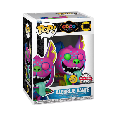 Figura vinil Funko Pop! Alebrije Dante Disney Pixar Coco em caixa