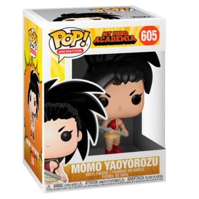 Figura Funko Pop! Momo Yaoyorozu My Hero Academia 605 em caixa