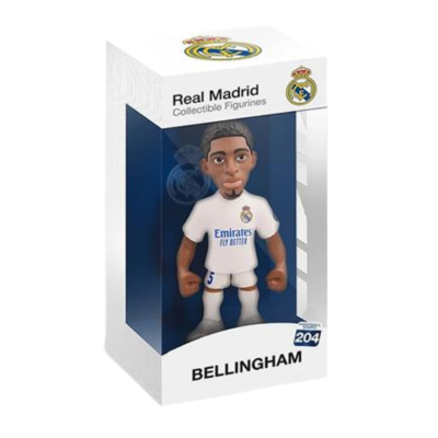 Miniatura colecionável de jogador de futebol Real Madrid Bellingham