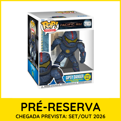 Funko Pop Gipsy Danger Pacific Rim em caixa transparente para pré-reserva