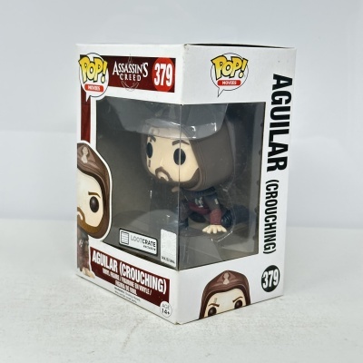 Figura Funko Pop! Aguilar (Crouching) Assassins Creed na embalagem