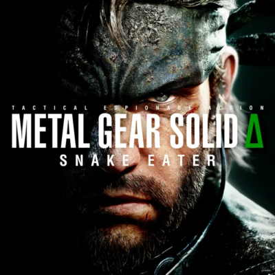 Imagem do jogo Metal Gear Solid 3: Snake Eater com homem de barba e faixa na cabeça