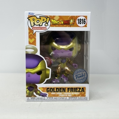 Embalagem de figura Funko Pop Golden Frieza Dragon Ball Super