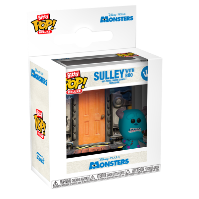 Caixa de brinquedo Bitty Pop! Deluxe Sulley com Boo da Disney Pixar Monsters