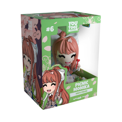 Figura de vinil Picnic Monika na caixa verde da coleção YOU TOZ