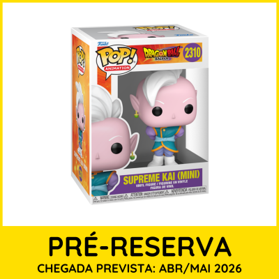Figura Funko Pop Supreme Kai (Mini) Dragon Ball Daima em embalagem branca