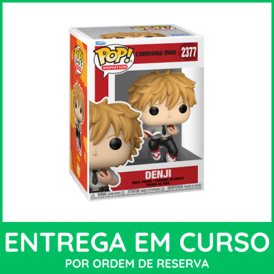 Figura Funko Pop! Denji Chainsaw Man de vinil em caixa