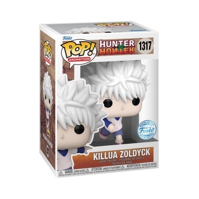Figura Funko Pop! Killua Zoldyck da coleção Hunter Hunter na embalagem