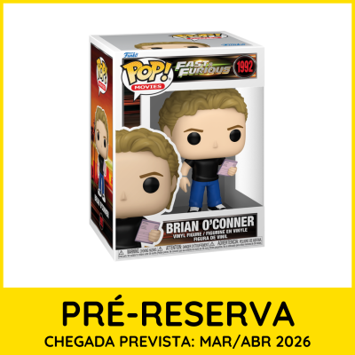 Figura Funko Pop! Brian OConner Fast & Furious 1992 na caixa