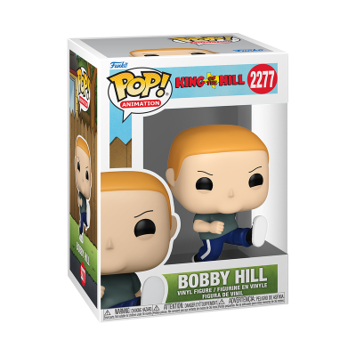 Funko Pop! Bobby Hill King of the Hill figura vinil na sua caixa