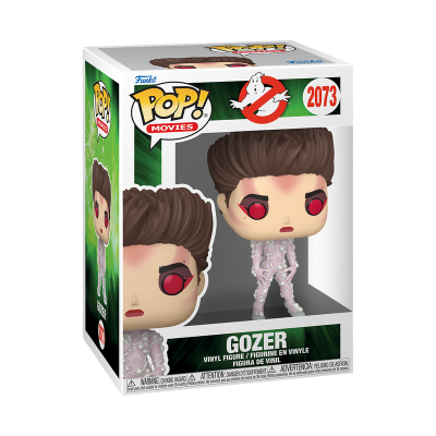 Figura de vinil Gozer Funko Pop! Movies em caixa com fundo verde