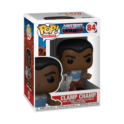 Funko Pop Clamp Champ Masters of the Universe nº 84 em caixa