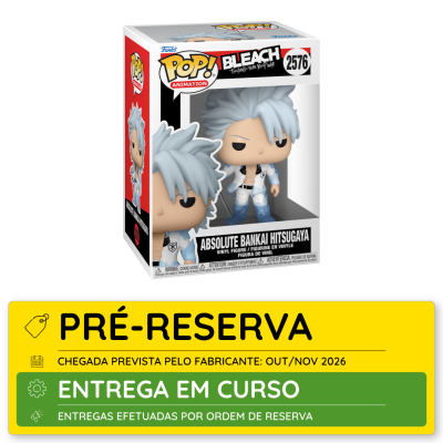 Funko Pop! Absolute Bankai Hitsugaya Bleach na caixa