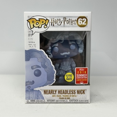 Figura vinil Funko Pop! Harry Potter Nearly Headless Nick na caixa