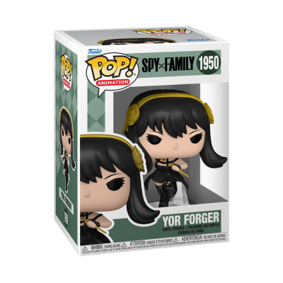 Boneca Funko Pop de vinil Yor Forger da série SPY×FAMILY na caixa original