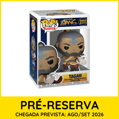 Figura Funko Pop! Tagah de Avatar: The Last Airbender em caixa colorida