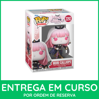 Funko Pop Mori Calliope figura de vinil na caixa