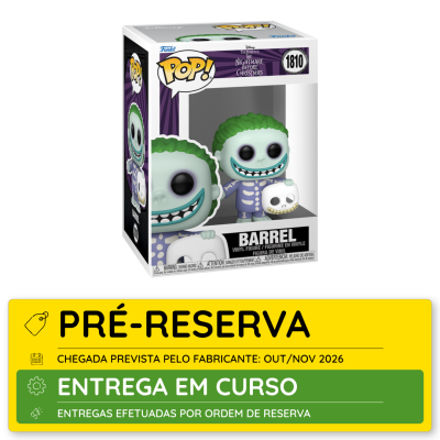 Funko Pop! Barrel The Nightmare Before Christmas em caixa