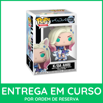 Figura de vinil Funko Pop! K/DA Ahri em caixa