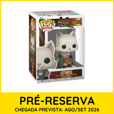 Figura Funko Pop! Athos de Monster Hunter na caixa