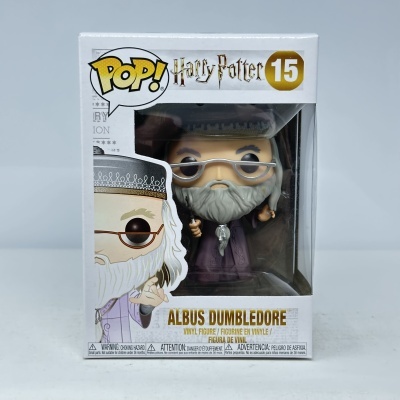 Figura Funko Pop Albus Dumbledore Harry Potter na caixa
