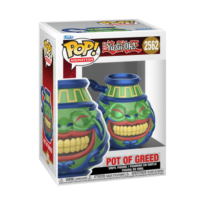 Funko Pop! Yu-Gi-Oh! Pot of Greed figura de vinil na caixa
